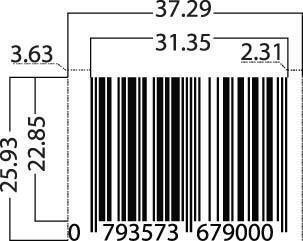 EAN Barcode Dimensions EAN Barcode Dimensions